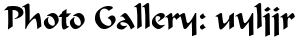 Photo Gallery: uyljjr